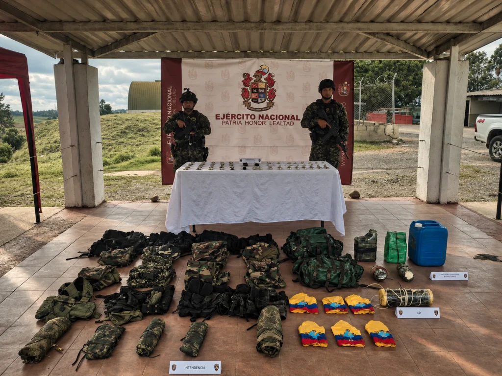 Ejército destruyó más de 130 kilos de explosivos en Antioquia