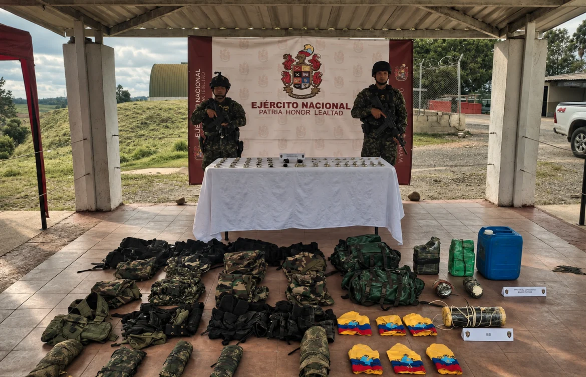 Ejército destruyó más de 130 kilos de explosivos en Antioquia