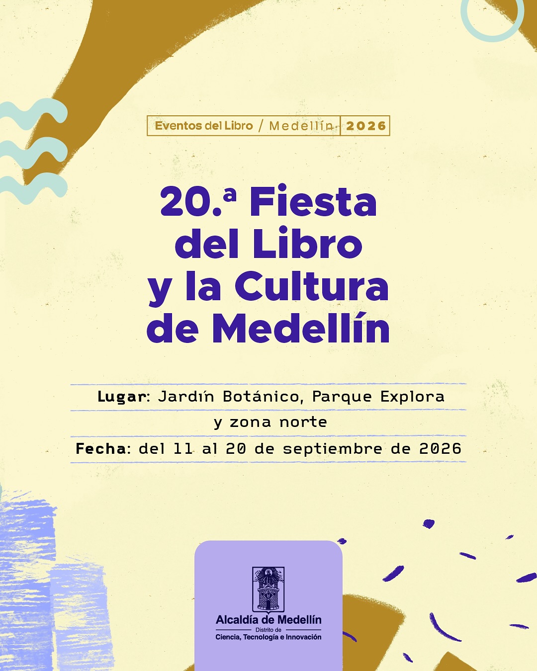Fiesta del Libro y la Cultura celebra 20 años en Medellín
