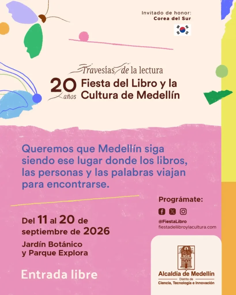 Fiesta del Libro y la Cultura celebra 20 años en Medellín