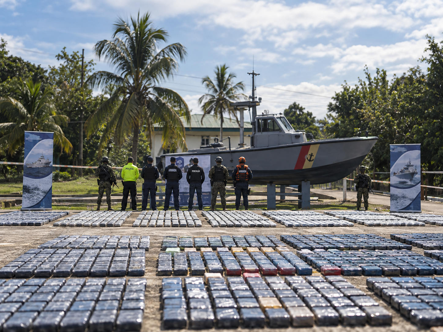 Incautan más de 4 toneladas de cocaína en Turbo