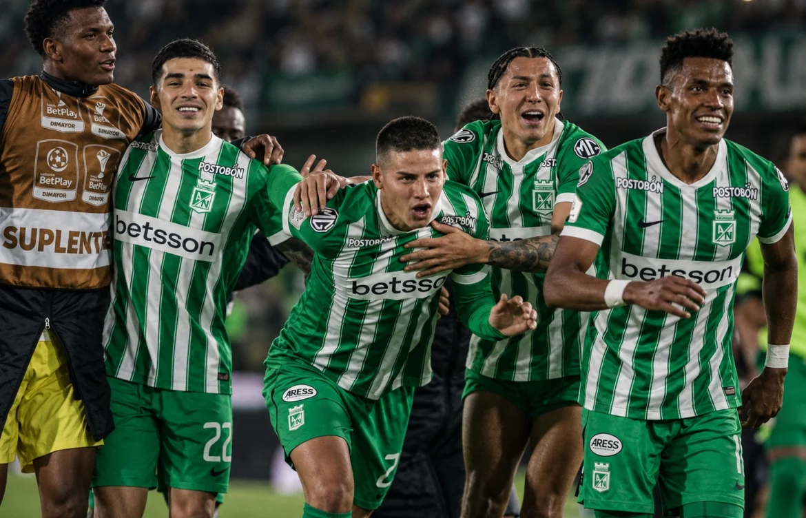 James Rodríguez debutó con Atlético Nacional y dio una asistencia