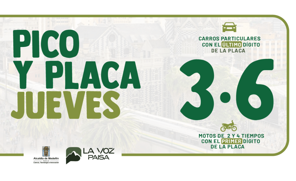 Pico y placa · la voz paisa - jueves
