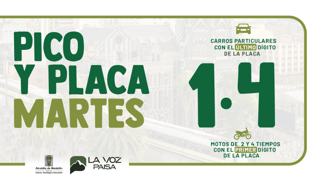 Pico y placa · la voz paisa - martes