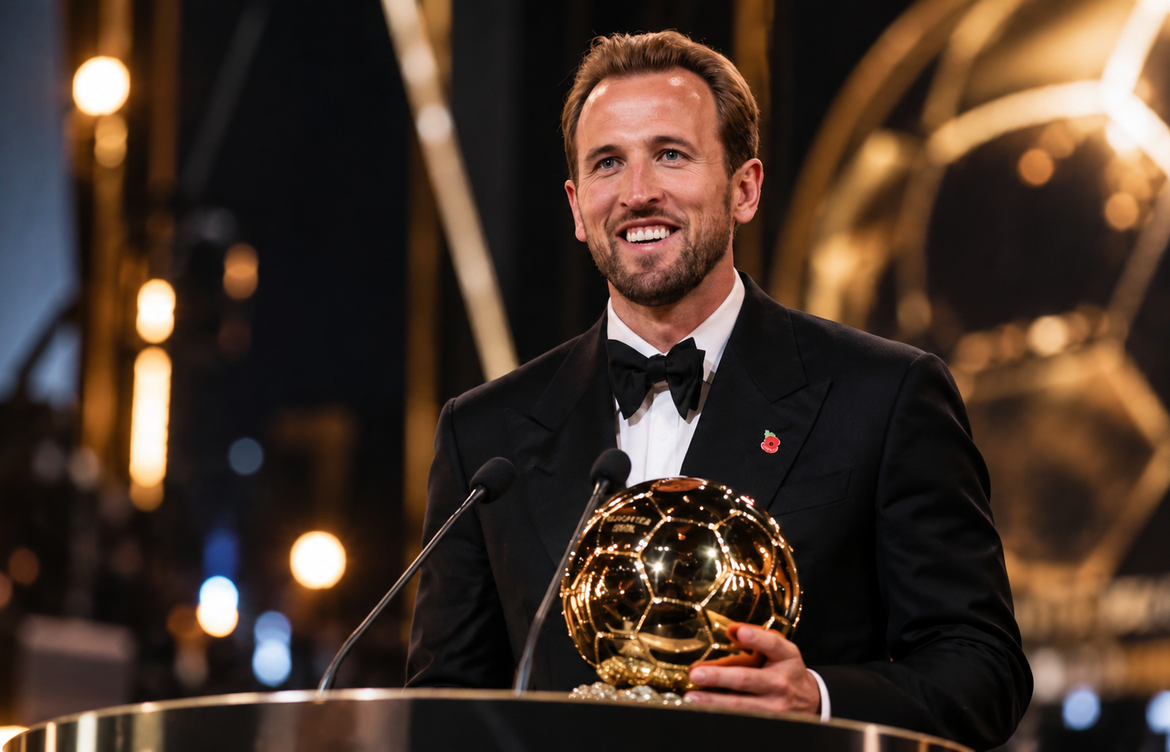 Harry Kane gana el Balón de Oro 2026 y agradece a Luis Díaz