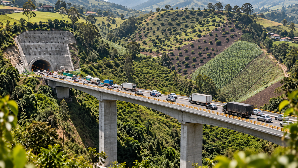 Túnel de Oriente, conexión vial entre Medellín y el Oriente antioqueño, que tendrá cierres nocturnos por mantenimiento.