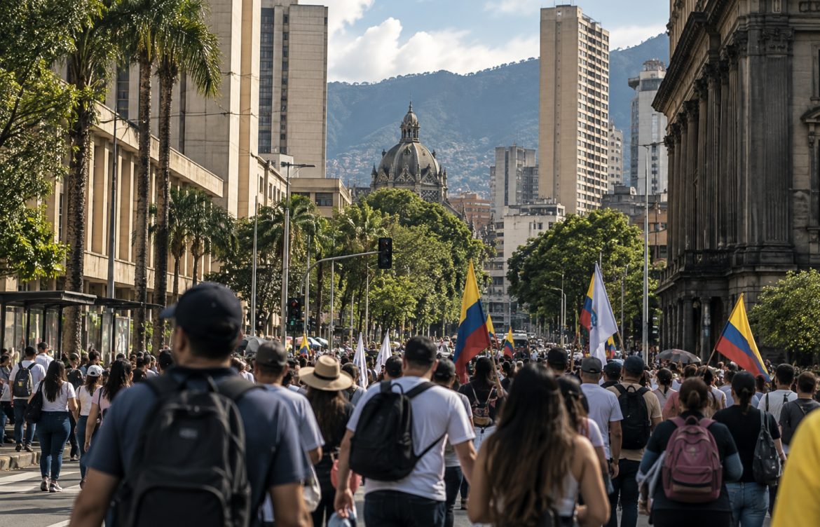 Marchas en Medellín este 14 de octubre: puntos y rutas