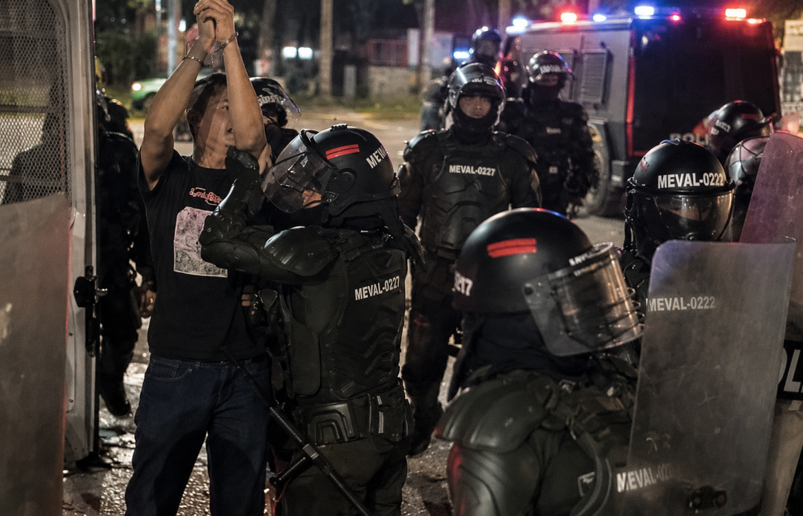 Marchas en Medellín: una captura tras disturbios en la UdeA