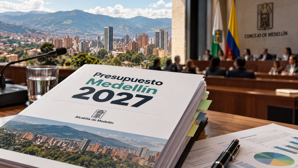 Presupuesto de Medellín 2027: $12,1 billones en debate