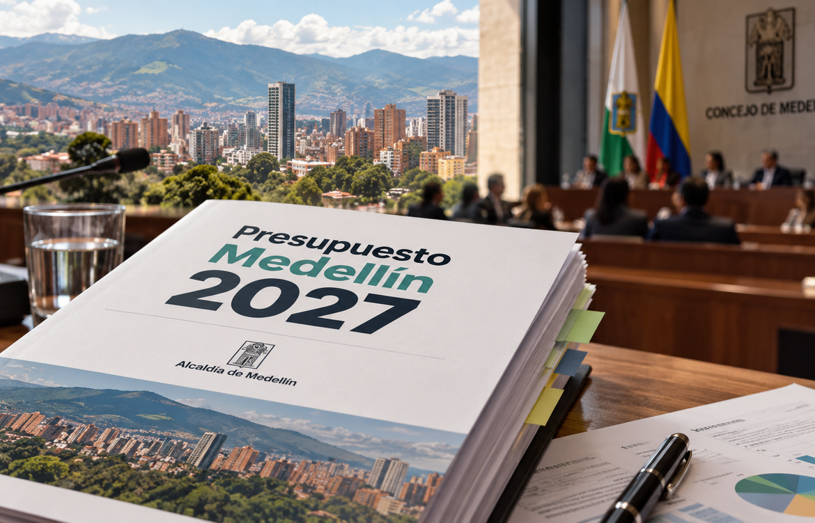Presupuesto de Medellín 2027: $12,1 billones en debate