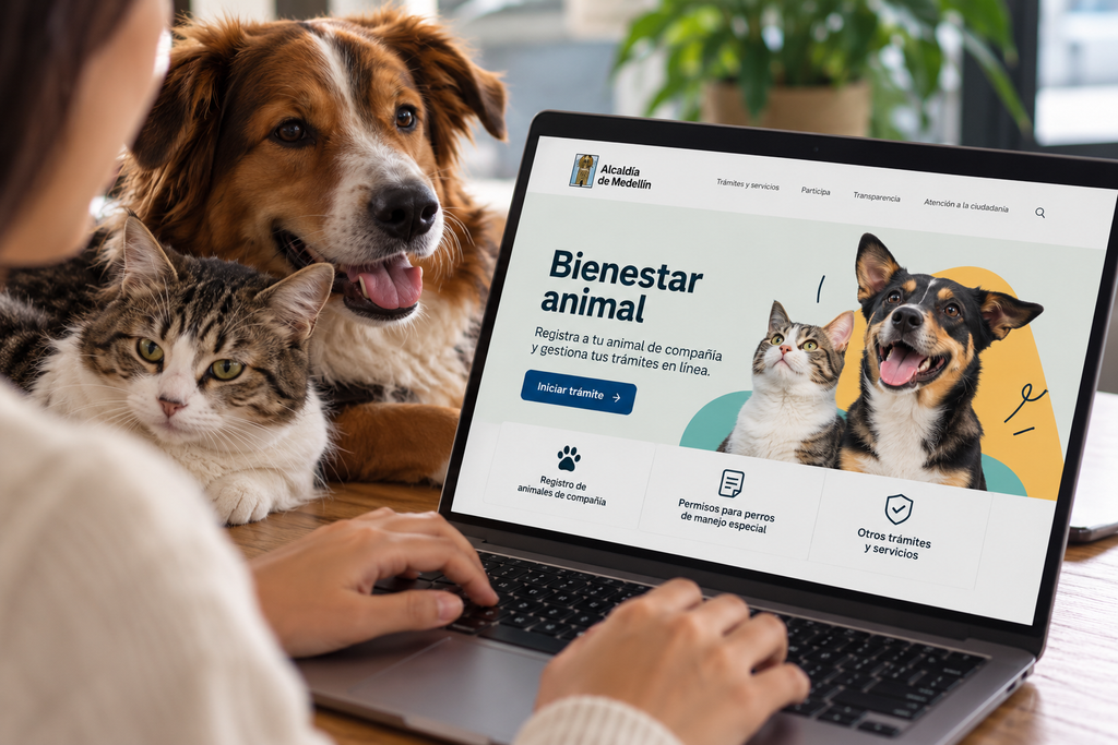 Medellín renueva registro digital para perros y gatos