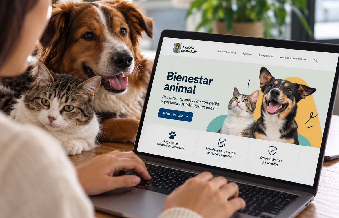 Medellín renueva registro digital para perros y gatos