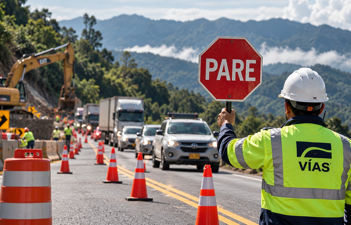 Vía Medellín San Pedro: nuevo cierre de 25 minutos